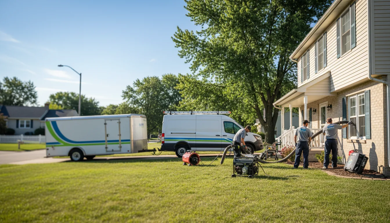 Flooded Basement Restoration And Cleanup With Repair in Chaseburg, WI near me